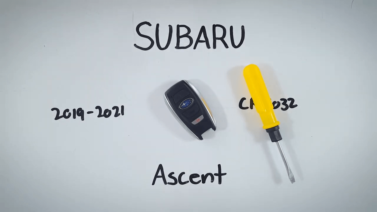 Final Image Subaru Ascent Key Fob