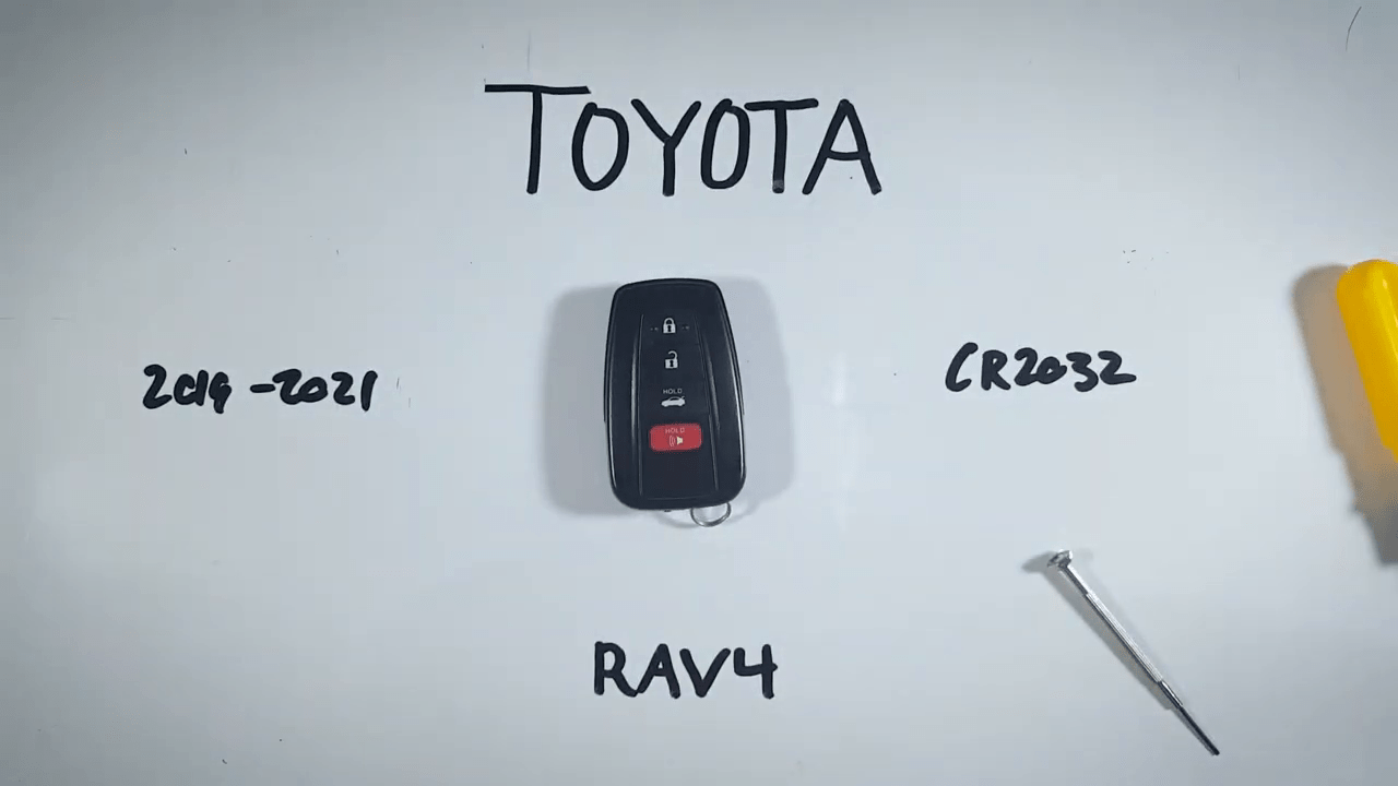 Final Image Toyota RAV4 key