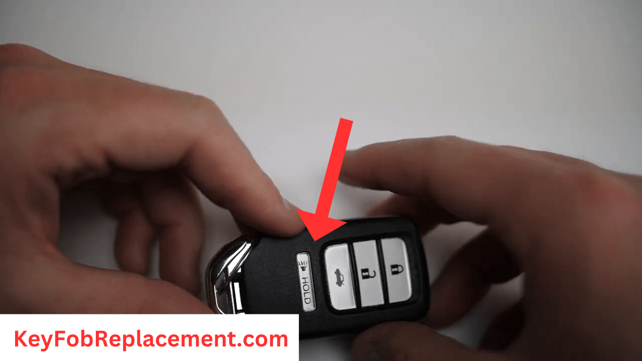 Honda Fit Key Fob Attach battery cover, reinsert valet key