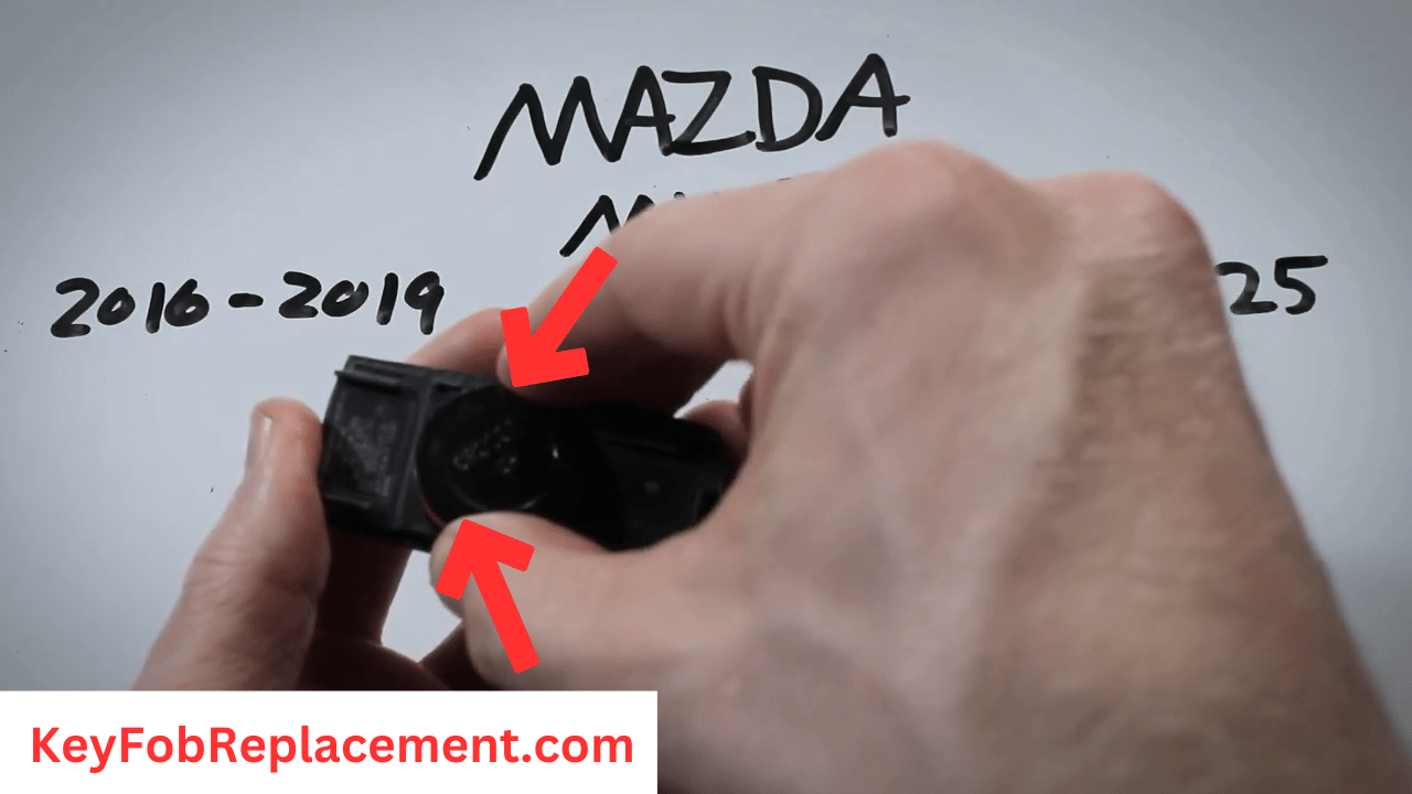 Mazda MX5 key Remove battery protector