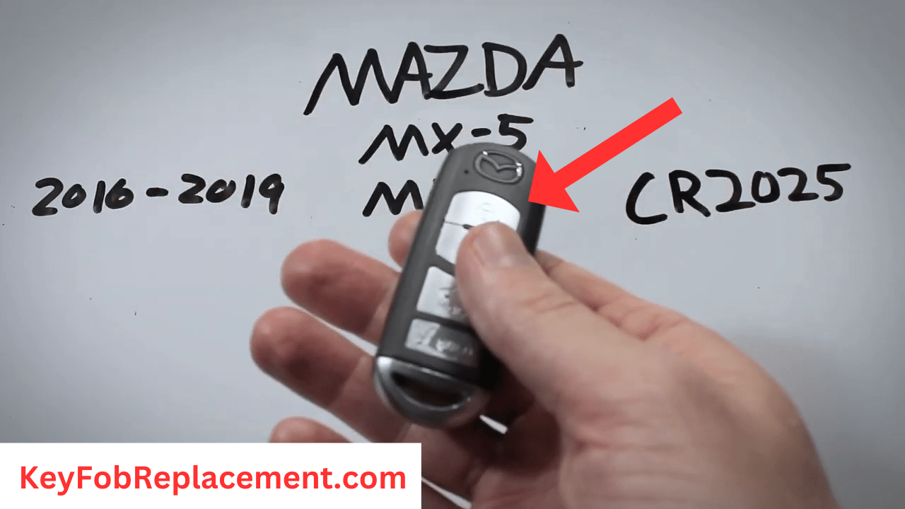 Mazda MX5 key Replace and test key fob