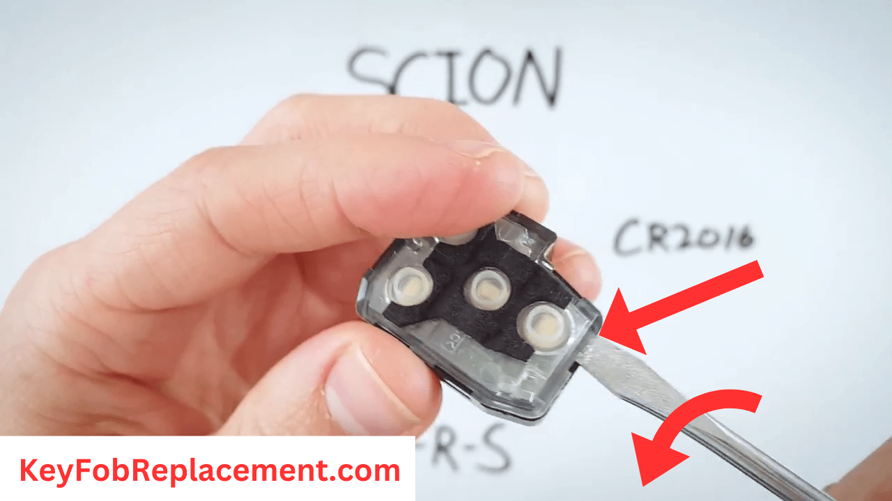 Scion FR-S Key Open box by twisting screwdriver