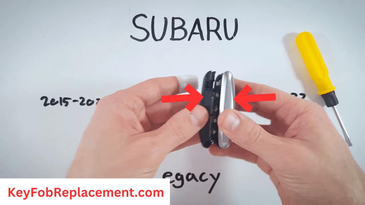 Subaru Legacy Reassemble fob with key