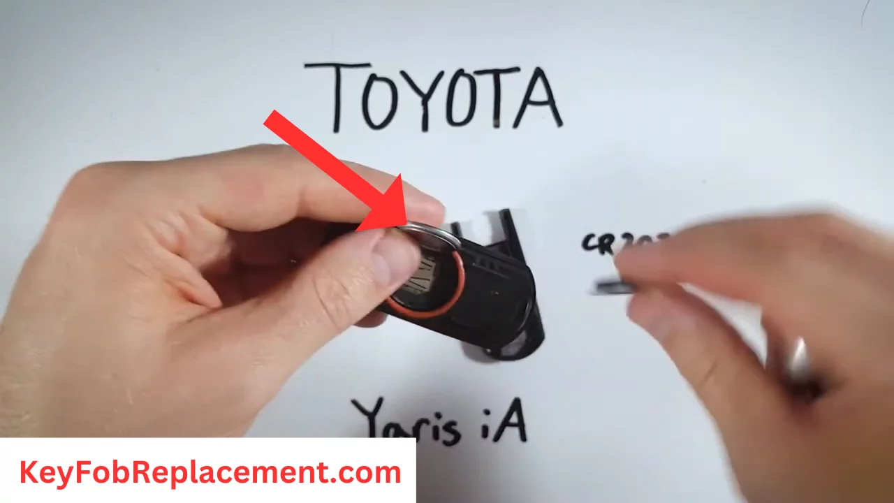 Toyota Yaris iA Remove old battery